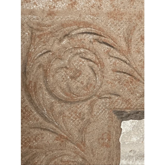 Antique Peerless MFG Co Art Nouveau Style Cast Iron Fireplace Insert For Sale - Image 4 of 6