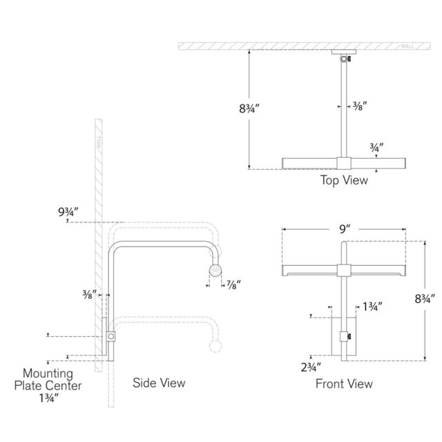 Thomas O'Brien for Visual Comfort Signature Kidd 9" Frame Mount Picture Light in Hand-Rubbed Antique Brass For Sale - Image 12 of 14