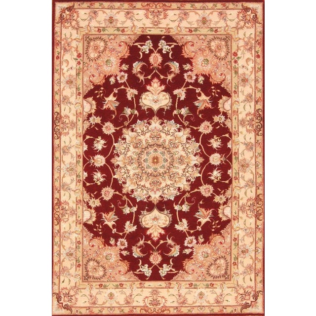 Middle Eastern Rug in Wool For Sale