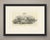 A quiet view on the edge of the hague, set in an oval vignette beneath a crowned coat of arms held by two rampant lions. A...