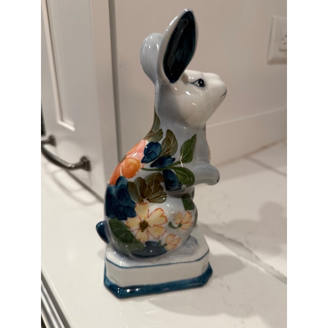 Vintage Floral Bunny Rabbit For Sale - Image 10 of 12