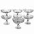 Transparent Vintage Clear Pressed Glass High Footed Dessert Cups- Set of 7 For Sale - Image 8 of 12