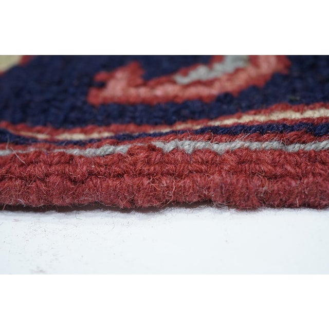 Turkish Sumak Flat Weave Wool Rug 4'0" X 10'2'' For Sale - Image 4 of 9