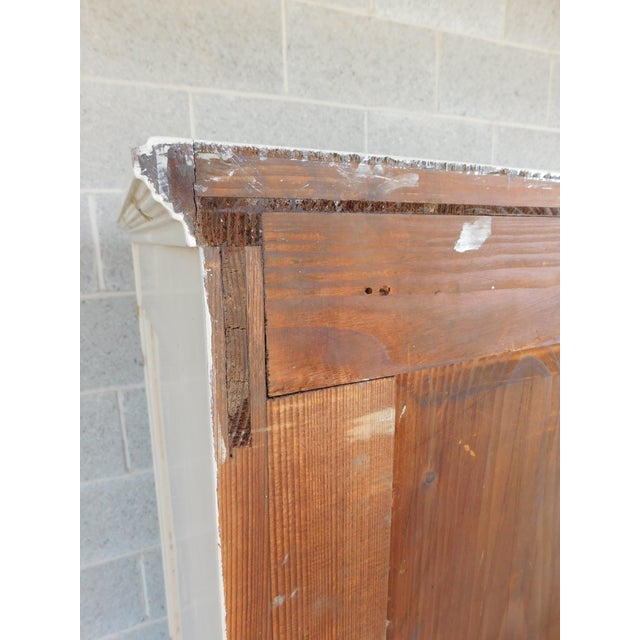 Antique Mahogany French Louis XVI Style Tall Chest Late 19th Century For Sale - Image 17 of 17