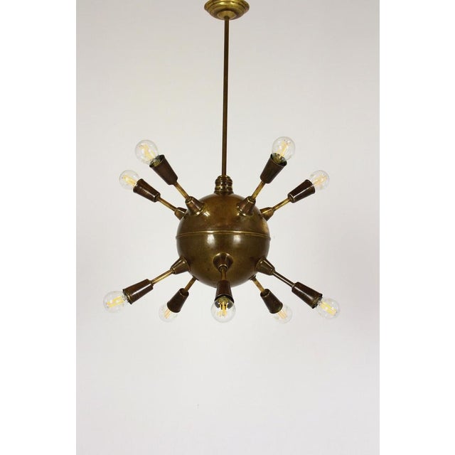Mid-Century Modern Vintage Sputnik Chandelier, 1960s For Sale - Image 3 of 17