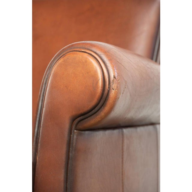 Club Chair in Sheepskin Leather For Sale - Image 13 of 14