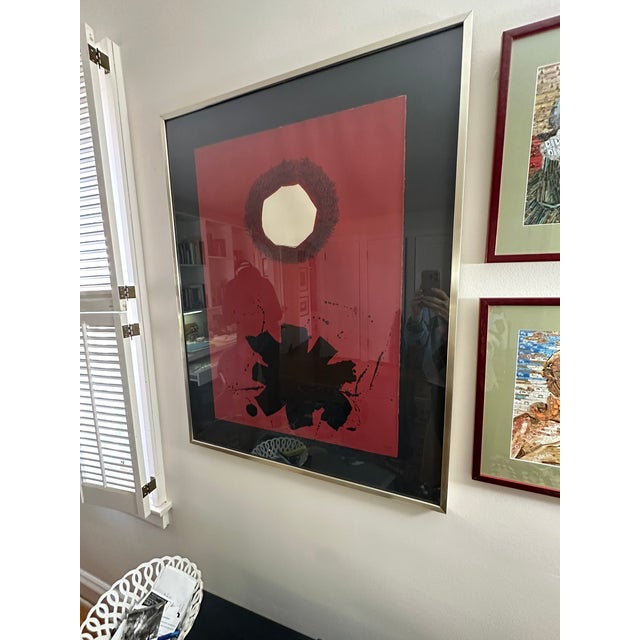 Abstract Mid Century Framed Adolph Gottlieb Lithograph – Abstract Expressionist Composition "Burst" Series For Sale - Image 3 of 10