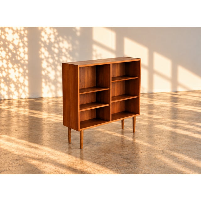 1960s Vintage Danish Teak Bookcase Cabinet, 1960s For Sale - Image 5 of 7