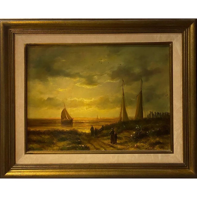 Oil on wood sold with frame Total size with frame 43x52 cm Jean LAURENT is an artist born in the 19th century and died in...