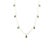 Art Deco Natural 4.06 Carat Octagon Emerald Charm Necklace in 14k Yellow Gold For Sale - Image 3 of 12
