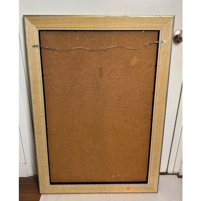 Yellow "The Soda Fountain" Art Deco Painting From the Collection of Seymour Stein For Sale - Image 8 of 12