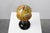 1920s French Art Deco Table Lamp with Multicolored Spatter Glass Shade and Black Glass Base, 1920s For Sale - Image 5 of 12