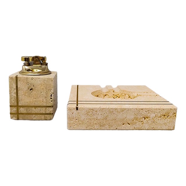 Smoking Set by Enzo Mari for Fratelli Mannelli, Italy, 1970s, Set of 2 For Sale