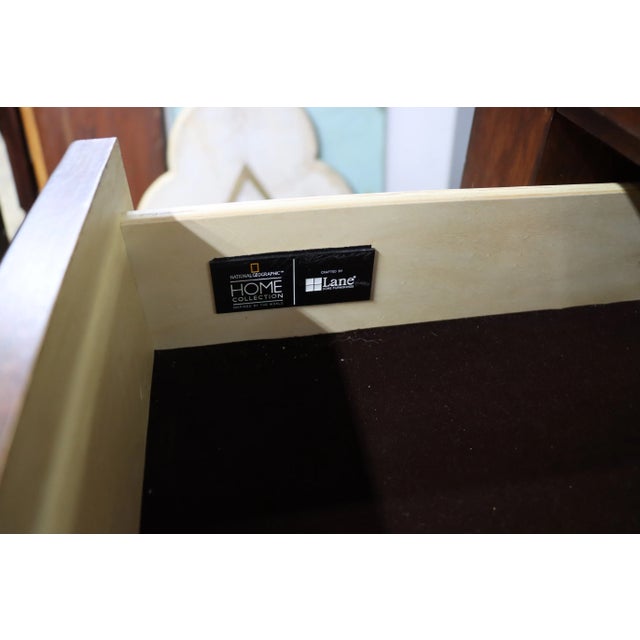 Mid 20th Century Lane Mahogany 2-Pc China Cabinet For Sale - Image 5 of 11