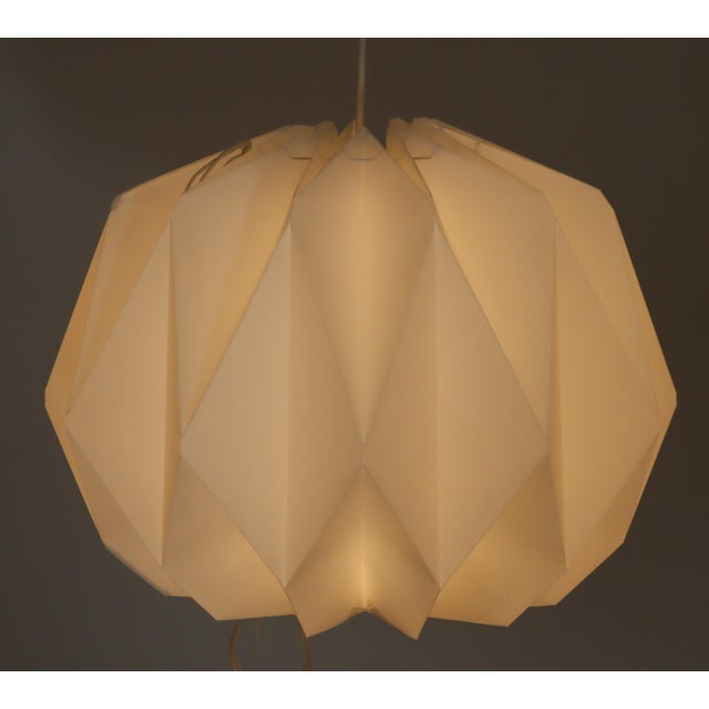 Futuristic White Ceiling Lamp in Plastic, 1970s For Sale - Image 17 of 18