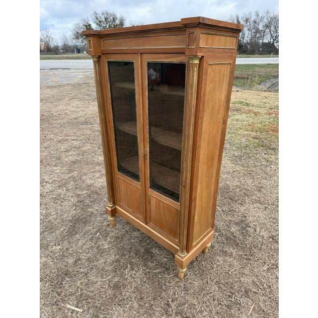 French 19th Century French Louis XVI Bleached 2-Door Bookcases For Sale - Image 3 of 14