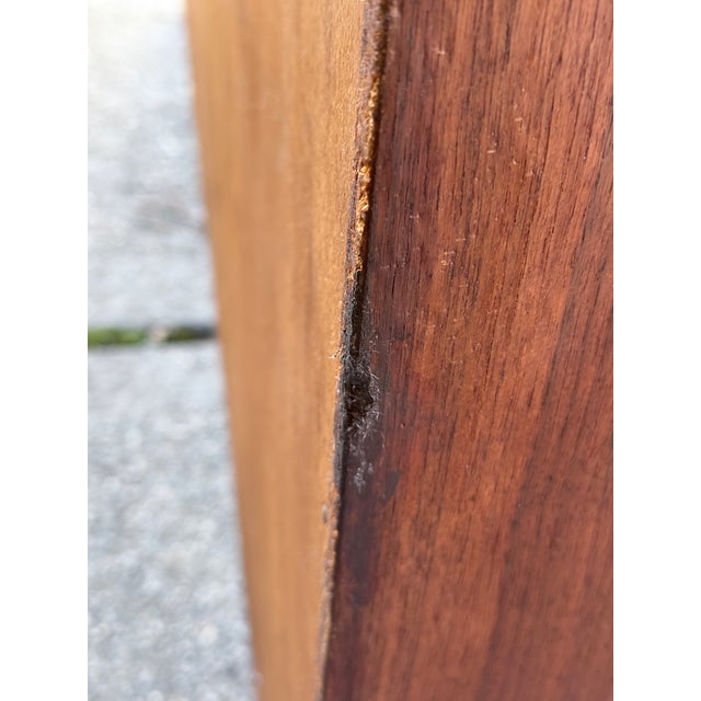 Mid-Century Danish Teak Drop-Down Secretary Desk For Sale - Image 12 of 17