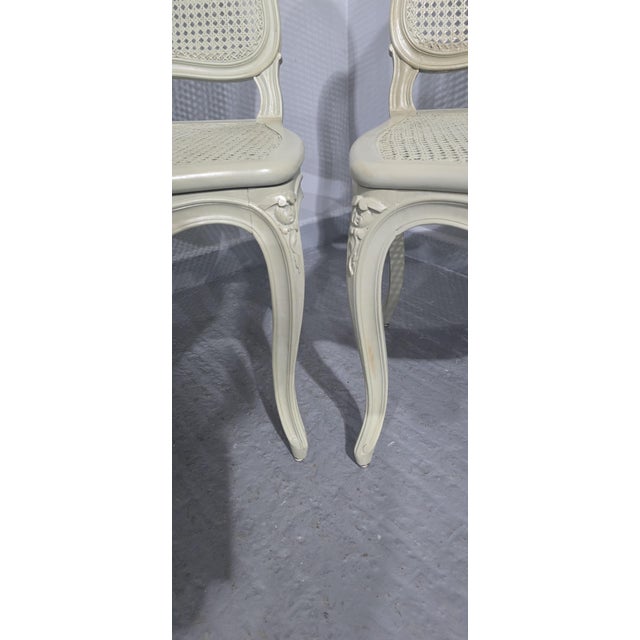 French Bergere Dining Chairs, 1910s, Set of 6 For Sale - Image 11 of 14