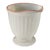Farmhouse Vintage Macbeth Evans Cremax Petalware Creamer – 4.25” Pastel Pink Band For Sale - Image 3 of 10