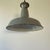 Vintage Industrial Grey Enamel Pendant Light from Benjamin For Sale - Image 5 of 7
