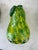 Kosta Boda Vintage Glass Blown Swirled & Crackled Figure Pear / Squah For Sale - Image 4 of 9