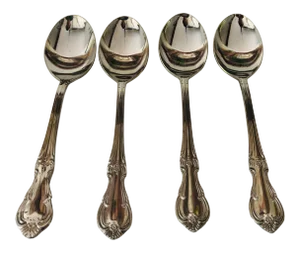Vintage Stainless by Salem Set of 4 Soup Spoons