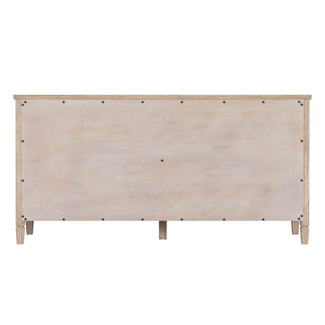 Flagstaff 64 in. W Rectangular Wood 8 Drawer Dresser, Desert Sand For Sale In Chicago - Image 6 of 8