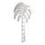 Vintage Postmodern 1980s 6ft Pink Tropical Palm Tree Wall Mirror Art 80s Coastal For Sale