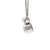 This elegant necklace features a sophisticated combination of round and baguette-cut diamonds, masterfully bezel-set in...