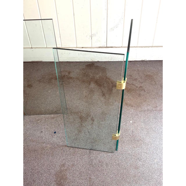 Pace 1970s Pace Style Round Glass Dining Table For Sale - Image 4 of 9