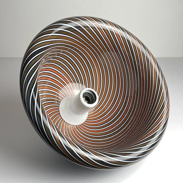 Mid-Century Modern Vintage Italian Murano Black Pendant Lamp, 1960s For Sale - Image 3 of 18