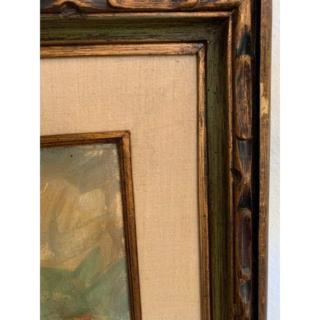 1960s San Francisco Skyline Painting by Artist, Pascal Cucaro For Sale - Image 5 of 7