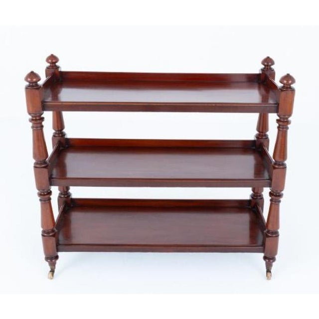 Victorian Book Shelf in Mahogany, 1860s For Sale - Image 6 of 7