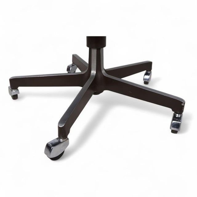 Space Age 7112 Leather Office Chair by Martin Stoll for Stoll Giroflex, 1970 For Sale - Image 16 of 18