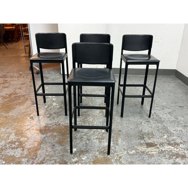 Design Plus Gallery presents a Set of Four Sistina Bar Stools by Matteo Grassi. The Matteo Grassi name is associated with...