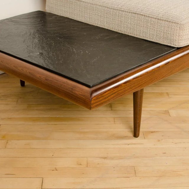 Mid-Century Modern Walnut Sofa C 1950s For Sale - Image 9 of 13