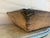Brown 19th Century Primitive Hand-Hewn Wooden Dough Trough With Iron Repairs For Sale - Image 8 of 16