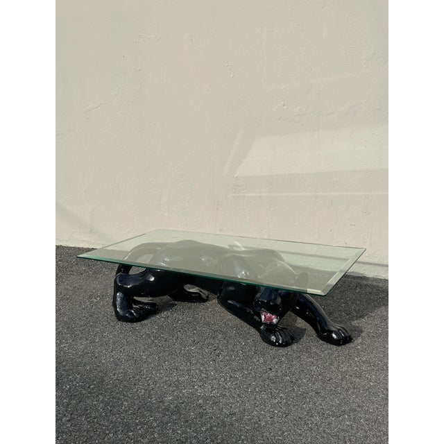 Vintage Panther Coffee Table Chairish