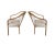 Wood Four Ward Bennett for Brickel Associates Armchairs - Set of 4 For Sale - Image 7 of 8