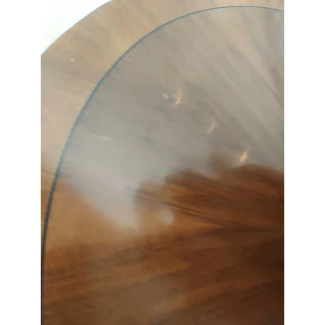 1990s Elegant Round Foyer / Center Table / Console Table For Sale - Image 5 of 5