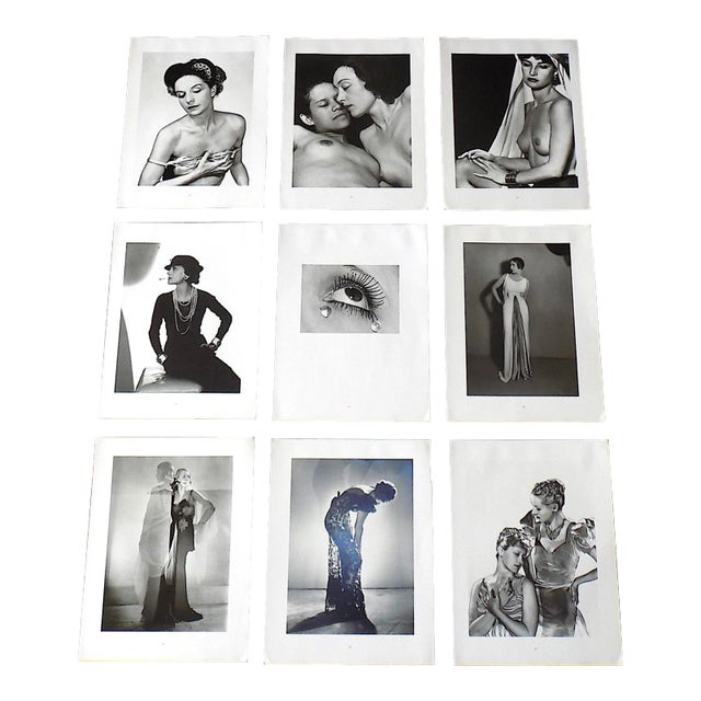 Vintage Man Ray Surrealist Mostly Female Nude Photographic Prints - Set of 9 For Sale