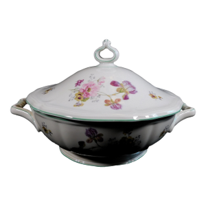 1930s Rosenthal Footed Covered Casserole Dish in Chippendale