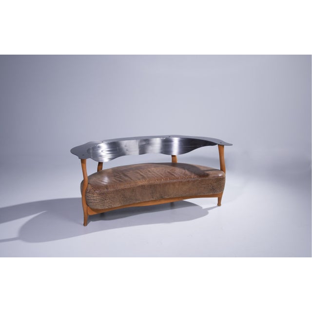 Metal Fantasy Island Sofa by Kurt Bayer, 1980s For Sale - Image 7 of 7
