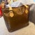A 2000 Louis Vuitton Brown Patent Leather and Vachetta Houston Shoulder Bag For Sale - Image 15 of 18