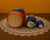 Vintage 1960s Hand-Painted Russian Matryoshka Nesting Dolls – Set of 3 For Sale - Image 6 of 8
