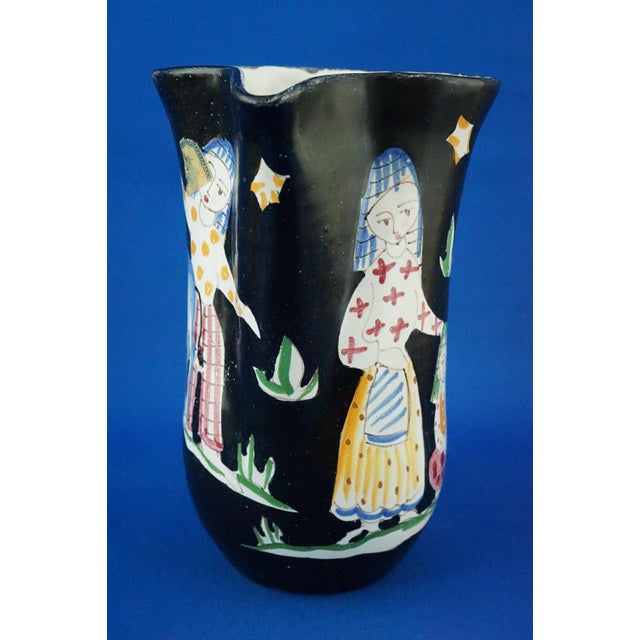 20th Century Ceramic Jug by the Cas Vietri Factory, Italy, 1960s For Sale - Image 10 of 18