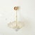Mid 20th Century Vintage Murano Glass Palmette Suspension Light For Sale - Image 5 of 9