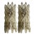 Contemporary Brunish- Brunito "Poliedri" Murano Glasss Walls Conces in Venini Style by Simoeng - Set of Two For Sale