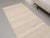 1970s Vintage Handmade Wool Cotton Cream Runner Rug For Sale - Image 4 of 10