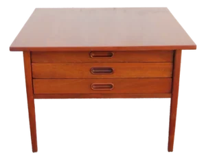 Danish Modern Nightstand Side End Bedside Table 6377